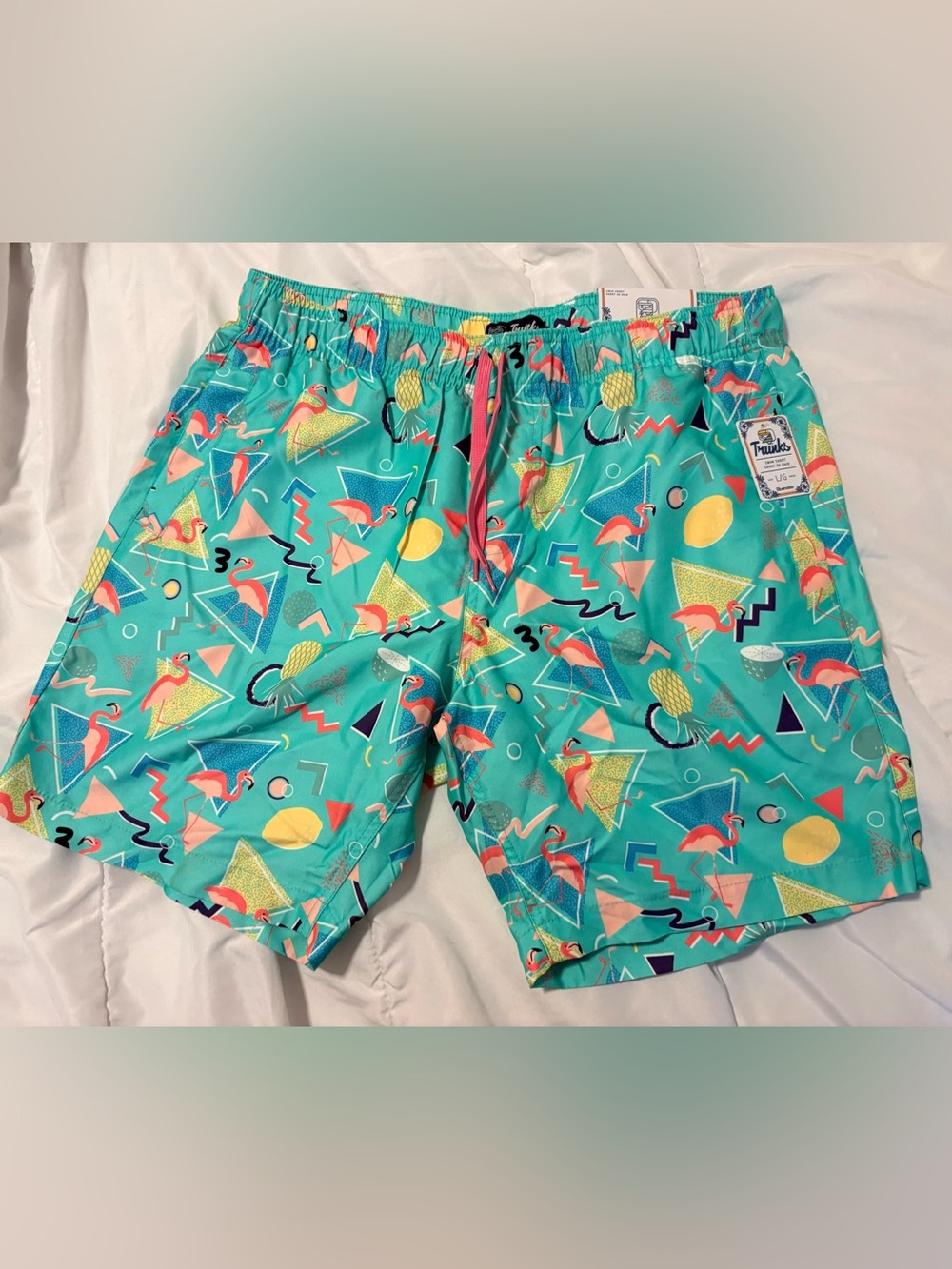 Men Swim Trunks 🍍🦩🌴